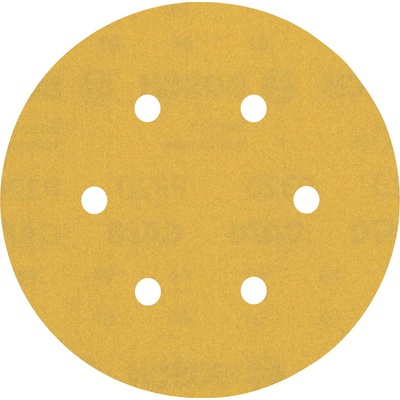 Bosch Brúsny papier EXPERT C470 so 6 otvormi pre excentrické brúsky, 150 mm, zrnitosť 320, 5 ks 2608900820