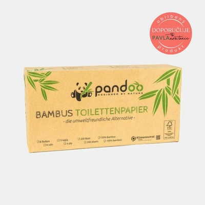 PANDOO Bambusový 3-vrstvý 8 ks