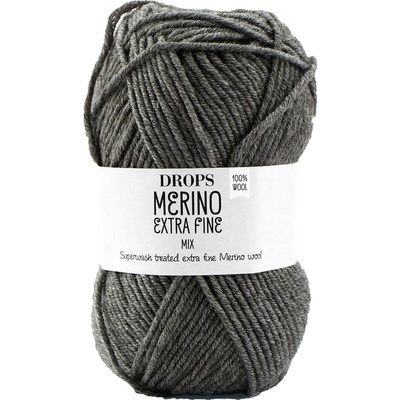 Drops Merino Extra Fine 04 šedá