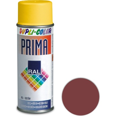 Dupli color Prima sprej 400 ml RAL 3004 červená purpurová lesklá