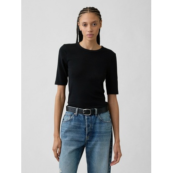 GAP Еластична тениска GAP GAP | Cheren | ЖЕНИ | XXS