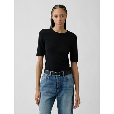 GAP Еластична тениска GAP GAP | Cheren | ЖЕНИ | XXS