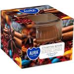 BISPOL Ароматна свещ в чаша Bispol Aura - Christmas Spices, 80 g (sn69-406)