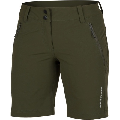 Northfinder dámské turistické kraťasy CHANDRA-300 dark green