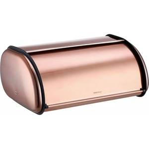 KINGHOFF Кутия за хляб Kinghoff KH 1870, 44 см, Лека и здрава конструкция, Стомана, Розово злато (9999KH1870) - topmall