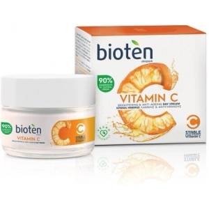 Bioten Cosmetics Изсветляващ анти-ейдж дневен крем за лице, Bioten Vitamin C Day Cream 50ml