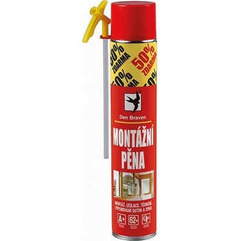 Den Braven Montážní pěna PUR trubičková 500 + 250 ml ZDARMA