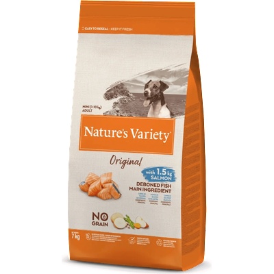 Nature's Variety Original No Grain Mini salmon 7 kg