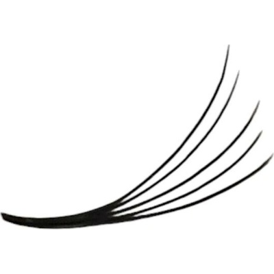 Luxury Lashes 5D Řasy Mega Black Premium sypané v hotovém vějířku 1 000 Ks Zakřivení umělých řas: CC, Délka umělých řas: Mix délek 7-12 mm, Tloušťka řas: 0.09