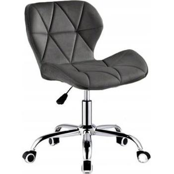 Bestent Офис стол кадифе Dark Grey (SKY74-1A Szare)