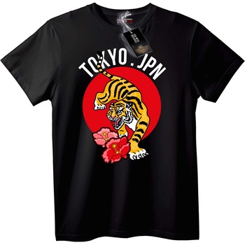 NOONEBRAND Тениска Токио Тигър - 2XL, Black