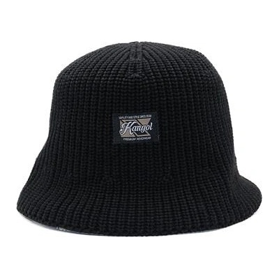 Kangol Washed Knit Bucket Black