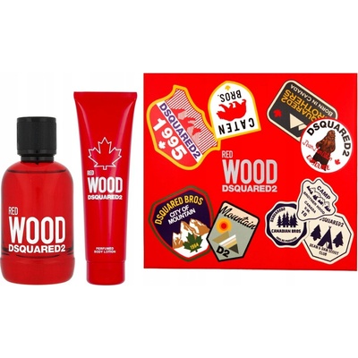 Dsquared2 Red Wood Pour Femme 100 ml EDT + balzám 150 ml