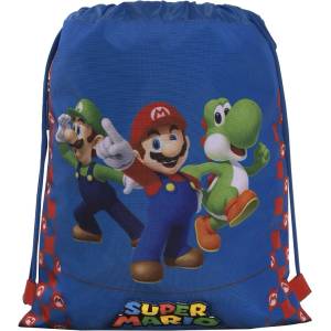 Super mario Ученическа спортна торба с връзки Super Mario (67532)