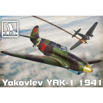 Brengun Jak-1 mod 1941 plastic construction kit 1:72