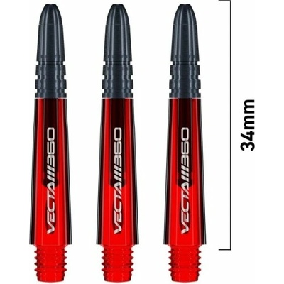 Winmau Vecta Blade 360 - short - red – Zboží Dáma