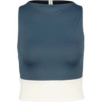 MYMARINI Дамско бикини горнище MYMARINI Women's Surf Top Bikini top - Black / Grey / White (150-5690-0112)