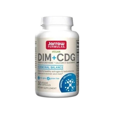 Jarrow Formulas Jarrow DIM + CDG (дииндолилметан + калциев D-глюкарат), 30 растителни капсули