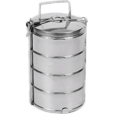 Home Elements Čtyřdílný nerezový jídlonosič 4x1 l