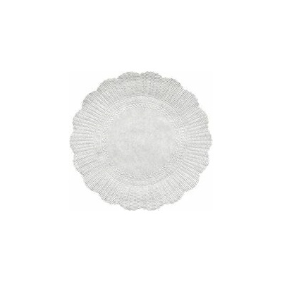 Rozetky průměr 21 cm - bílé (500 ks)
