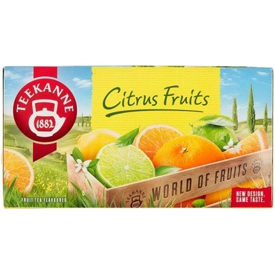 Teekanne World of Fruits Citrus Fruits ovocno bylinný čaj aromatizovaný 20 x 2,25 g