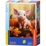 Castorland Пъзел Castorland от 300 части - Сладко есенно прасенце (30569)