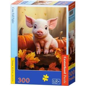 Castorland Пъзел Castorland от 300 части - Сладко есенно прасенце (30569)