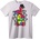 NOONEBRAND Тениска Цветен Пачуърк Заек - XL, White