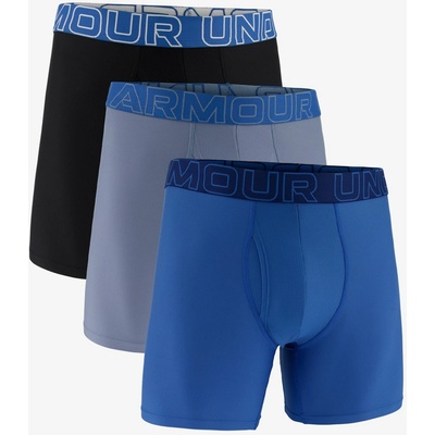 Under Armour Performance Tech Mesh 6in Boxerjock 3P black/grey/blue