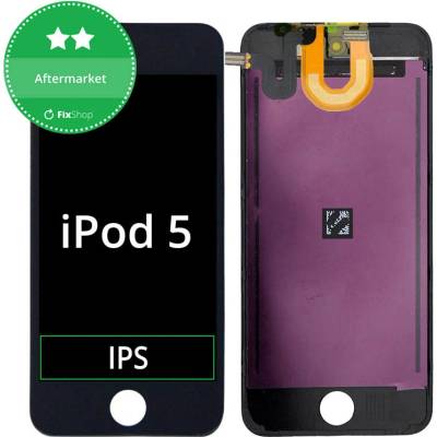 LCD Displej pre iPod Touch (5th Gen, 6th Gen, 7th Gen), Black, Dotykové sklo s rámom, Black