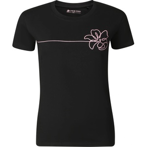 ALPINE PRO Дамска памучна тениска ALPINE PRO NORDA black вариант pa ALPINE PRO | Cheren | ЖЕНИ | XXL
