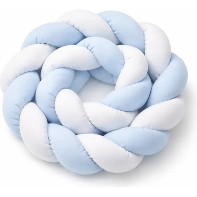 Babyhome плетен обиколник за кошара 330 см. Цвят СИН (11997)