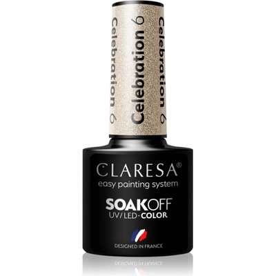 Claresa SoakOff UV/LED Color Celebration гел лак за нокти цвят 6 5 гр