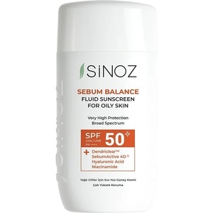 SiNOZ Матиращ слънцезащитен флуид Sebum Balance, за мазна и смесена кожа, SPF50+, 50 ml - baby