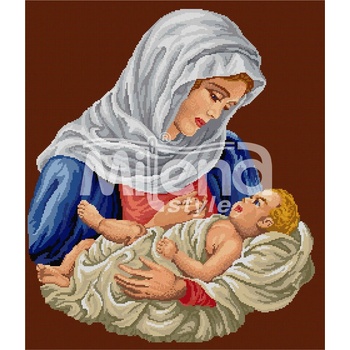 Milena Style Майчина усмивка - гоблен със схема конци dmc 1: 1