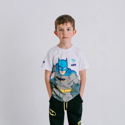 Tričko Batman Gotham biele
