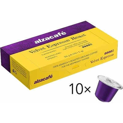 AlzaCafé Velvet Espresso Roast 10 kapslí – Zboží Dáma AlzaCafé Velvet Espresso Roast 10 kapslí – Zboží Dáma
