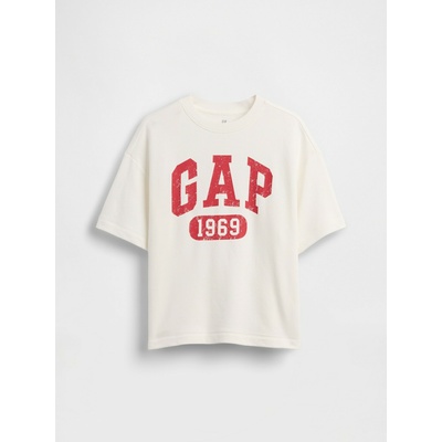 GAP Детска риза с логото на GAP GAP | Byal | Момчешки | XS