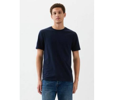 GAP V-EVERYDAY SOFT CREW SOLID tričko tmavě modrá