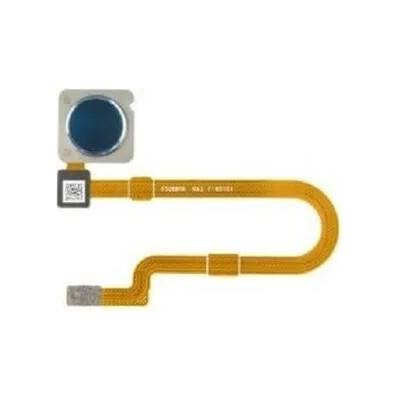 Xiaomi Mi 8 Lite - Senzor Otisku Prsta + Flex Kabel (Aurora Blue), Aurora Blue