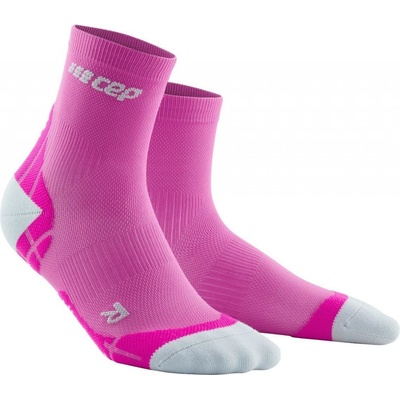 CEP bežecké ponožky ultralight Short Socks women pink grey
