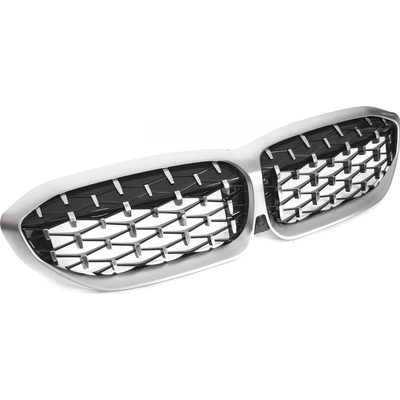 Predná maska BMW G20 / G21 19-22 Diamond Silver Matt Chrome