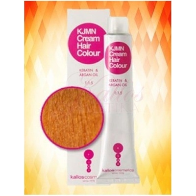 Kallos KJMN s keratinem a arganovým olejem 8.43 Light CopperGolden Blond Cream Hair Colour 1:1.5 100 ml