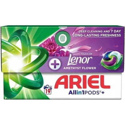 Ariel All in1 Pods Touch of Lenor Amethyst Flower kapsuly na pranie 19 PD
