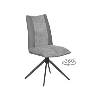 Carmen Трапезен стол tulsa - тъмносив