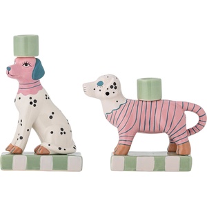 Bloomingville Doglie свещници за класически свещи, 2 бр (82063005)