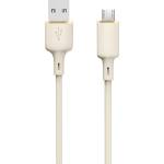 Dudao Кабел за зареждане Dudao L7SM USB-A / micro USB - Бежов / 1m KP41411