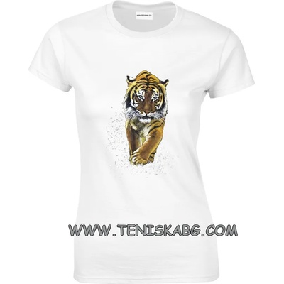 Fruit of the Loom Тениска със снимка - тигър