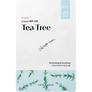 Etude 0.2 Therapy Air Mask Tea Tree - Лист-маска с екстракт от чаено дърво 1бр. /20мл