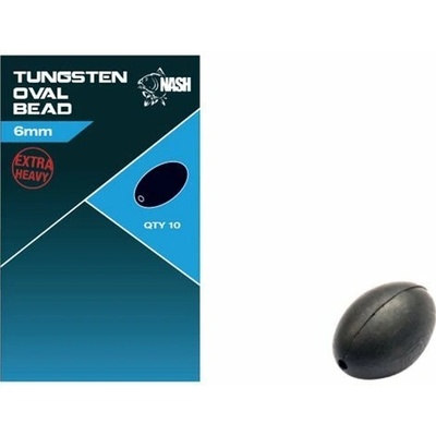 Kevin Nash Těžké korálky Tungsten Oval Beads 6mm
